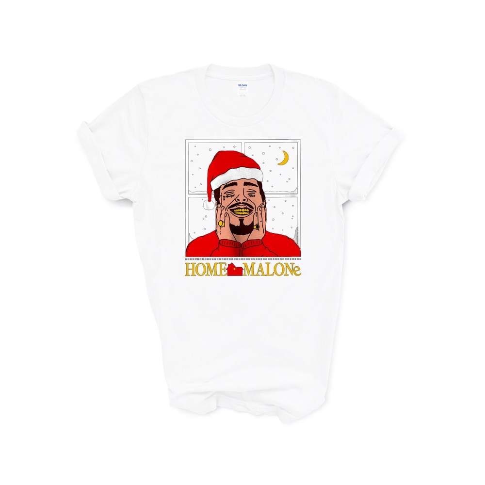 Handmade Home Malone- Post Malone Christmas shirt